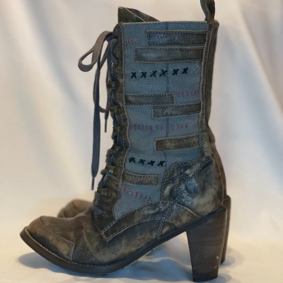Feud Distressed Booties - Picture 1 of 8